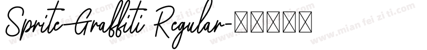 SpriteGraffiti Regular字体转换